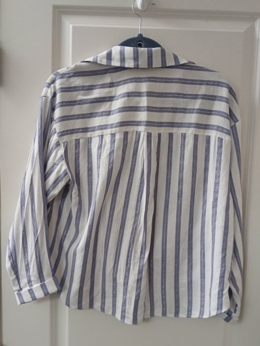 Lovestitch Women's Palmer Knot Front Striped Shirt Small - Picture 5 of 7